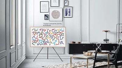 Foto 6 | Bisel Personalizable Blanco Para Tv Samsung The Frame 32'' 2023 - Venta Internacional.