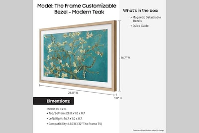 Foto 4 | Bisel Personalizable De 32 Pulgadas Para Tv Samsung The Frame 2023 Vg-scfc32tkbza - Venta Internacional.