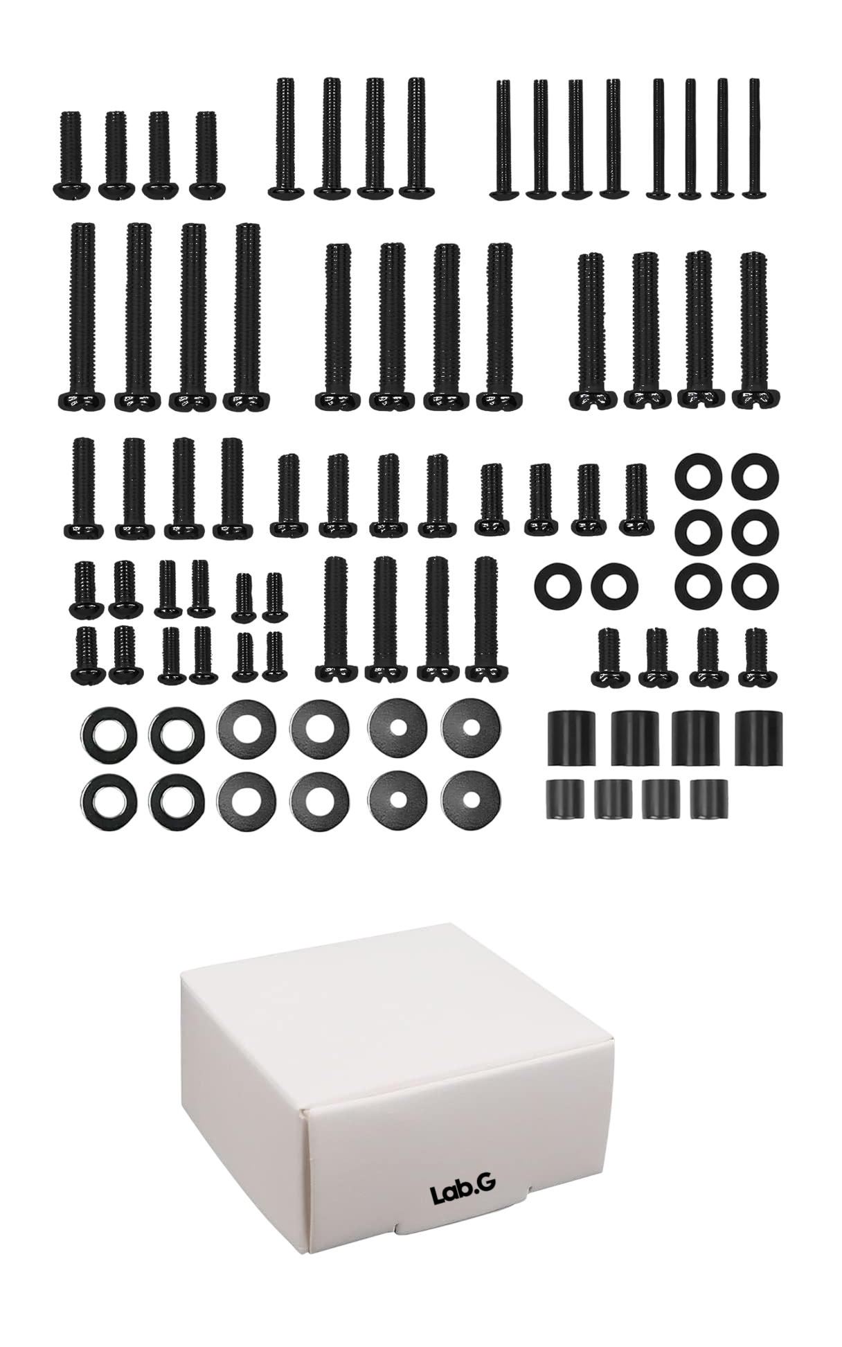 Kit Universal De Montaje Set De Tv Tornillos Para Tv Soport Negro