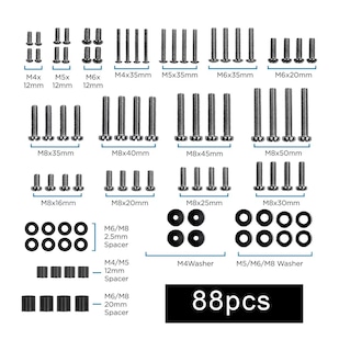 Foto 2 | Kit Universal De Montaje Set De Tv Tornillos Para Tv Soport Negro