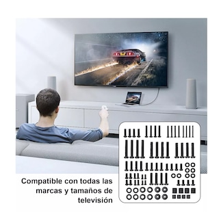 Foto 3 | Kit Universal De Montaje Set De Tv Tornillos Para Tv Soport Negro