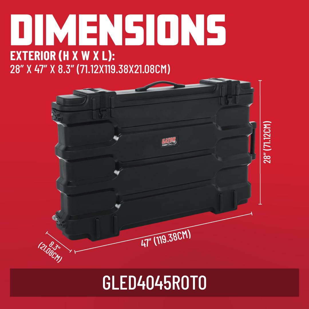 Foto 7 pulgar | Estuche De Transporte Gator Cases Moldeado Para Televisores Lcd/led 40-45 - Venta Internacional.