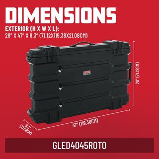 Foto 6 | Estuche De Transporte Gator Cases Moldeado Para Televisores Lcd/led 40-45 - Venta Internacional.