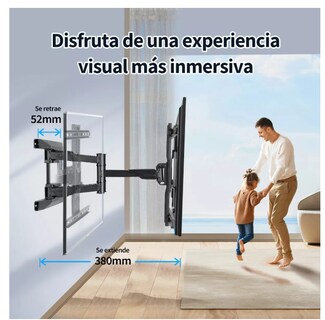 Foto 4 | Xtellar Soporte Pared Tv Para Pantalla Monitor Soporte Base De Pared Para 40'' 55'' 65'' 75'' 80'' Pulgadas De Televisi