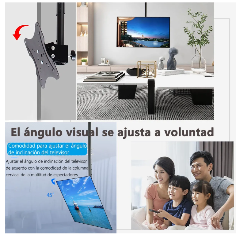 Foto 4 pulgar | Soporte Xtellar De Pared Techo Para Pantalla Tv/monitor De 14 A 42