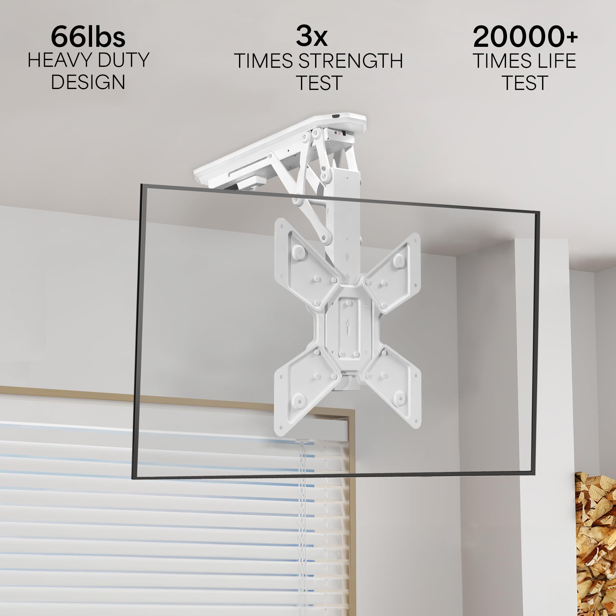 Foto 5 | Soporte De Tv De Techo Vivo Mount-e-fd55w Para Pantallas De 23 A 55 Pulgadas - Venta Internacional.
