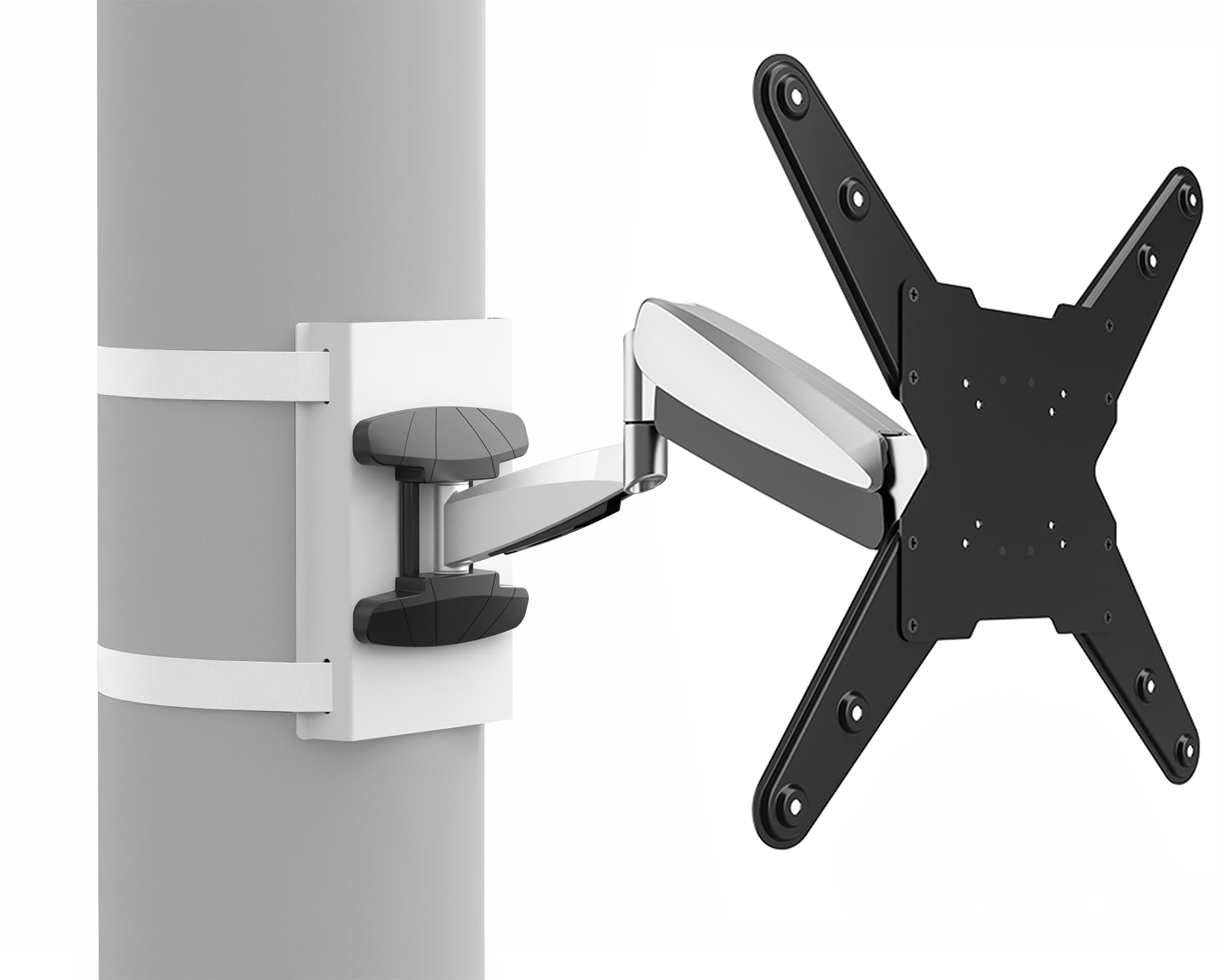 Brazo Neumático De Columna Expuesta Vivo Para Tv, 40-70 Pulgadas, Plateado - Venta Internacional.