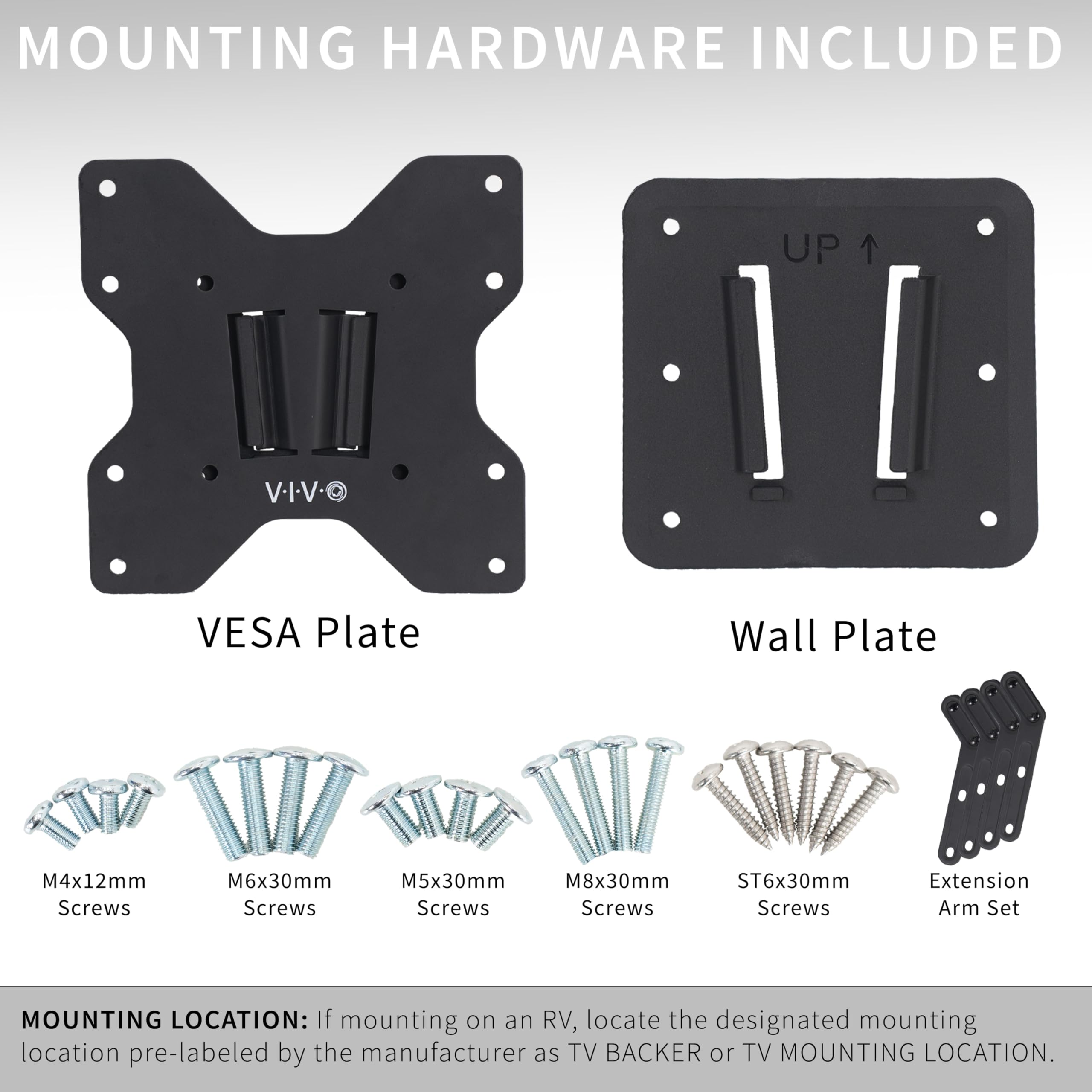 Foto 6 pulgar | Soporte Para Tv Vivo Rv, Soporte Grande, Vwrv2 Max Vesa 400 X 400, 20 Kg - Venta Internacional.