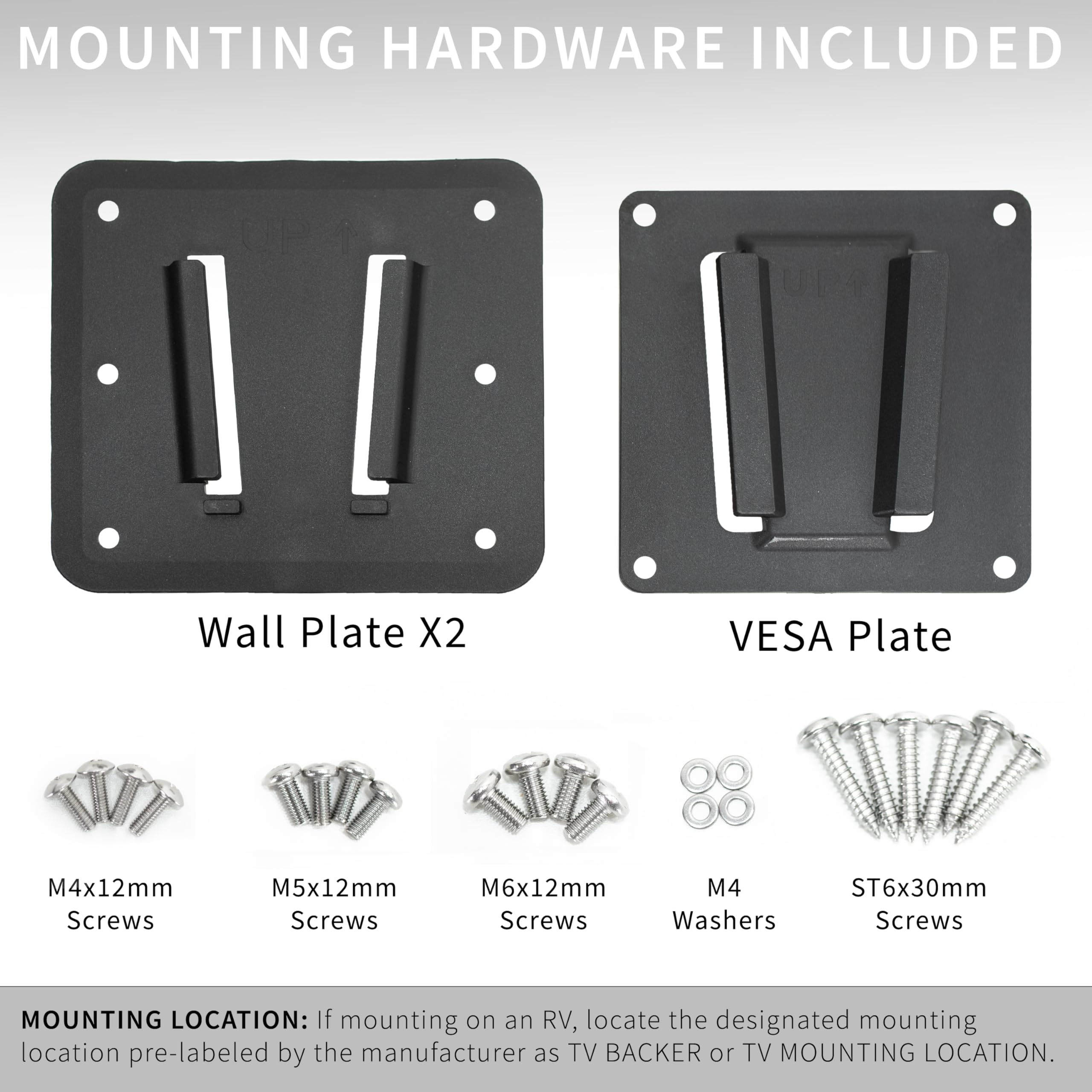 Foto 5 | Set De Soportes Para Tv Rv Vivo Mount-vwrv1-3 Para Pantallas De Hasta 43 Pulgadas - Venta Internacional.