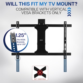 Foto 3 | Kit De Soporte De Placa Extensora Vesa Vivo Mount-ad165 Negro - Venta Internacional.