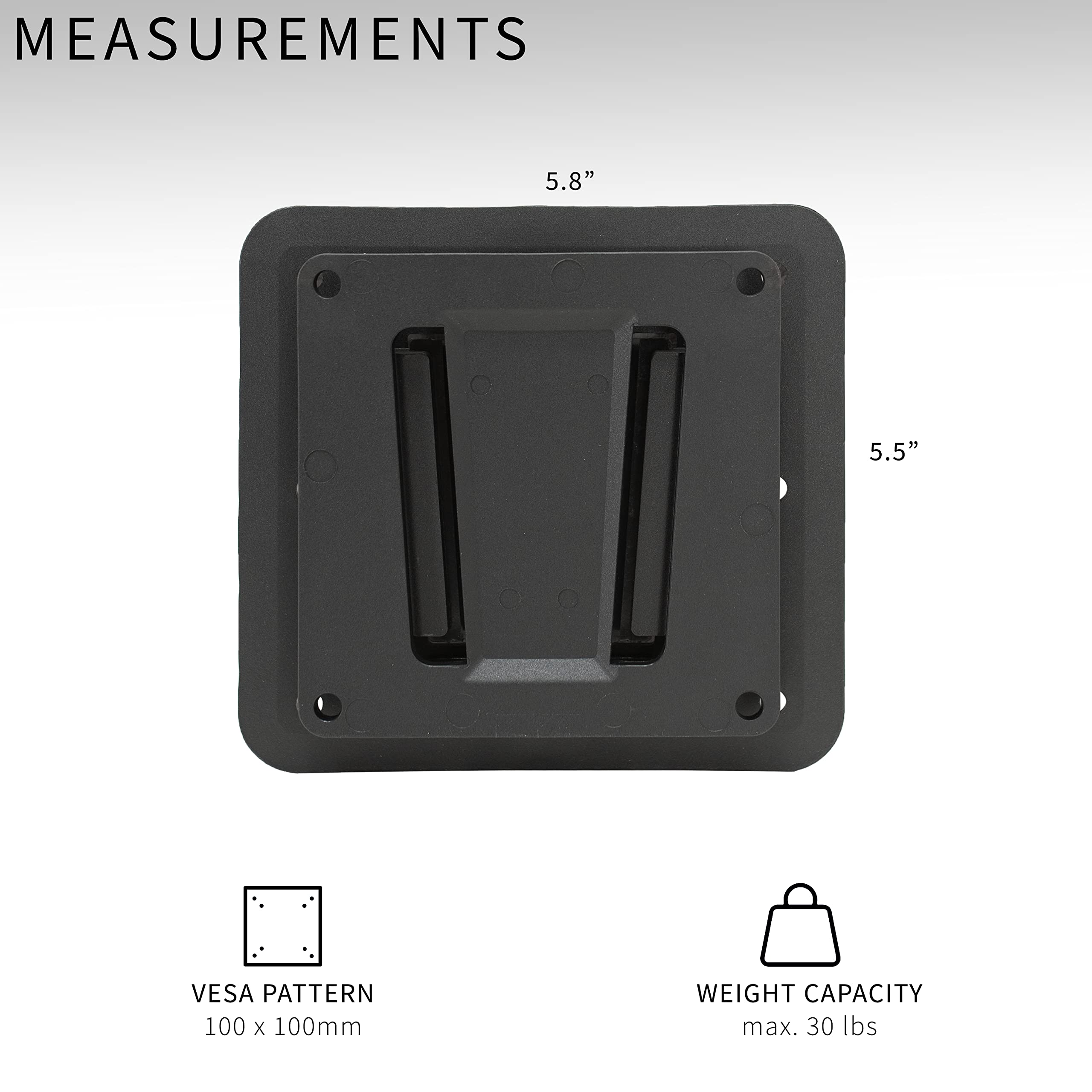 Foto 5 | Soporte Para Tv Rv Vivo Vwrv1, Antioxidante, De Liberación Rápida, 43 Pulgadas Y 13,6 Kg - Venta Internacional.