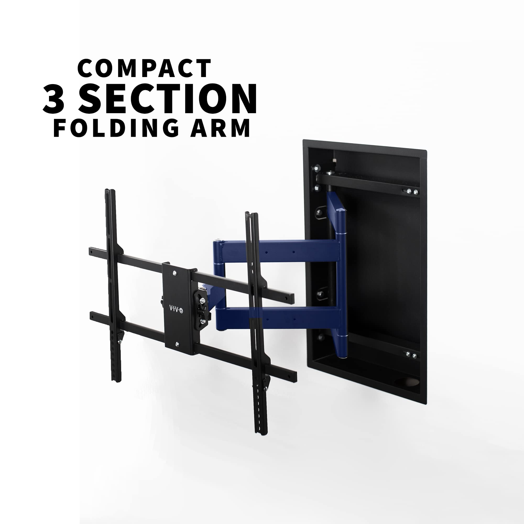 Foto 7 pulgar | Soporte De Pared Para Tv Vivo Mount-rec01 Led Lcd Empotrado De 50 A 75 Pulgadas - Venta Internacional.