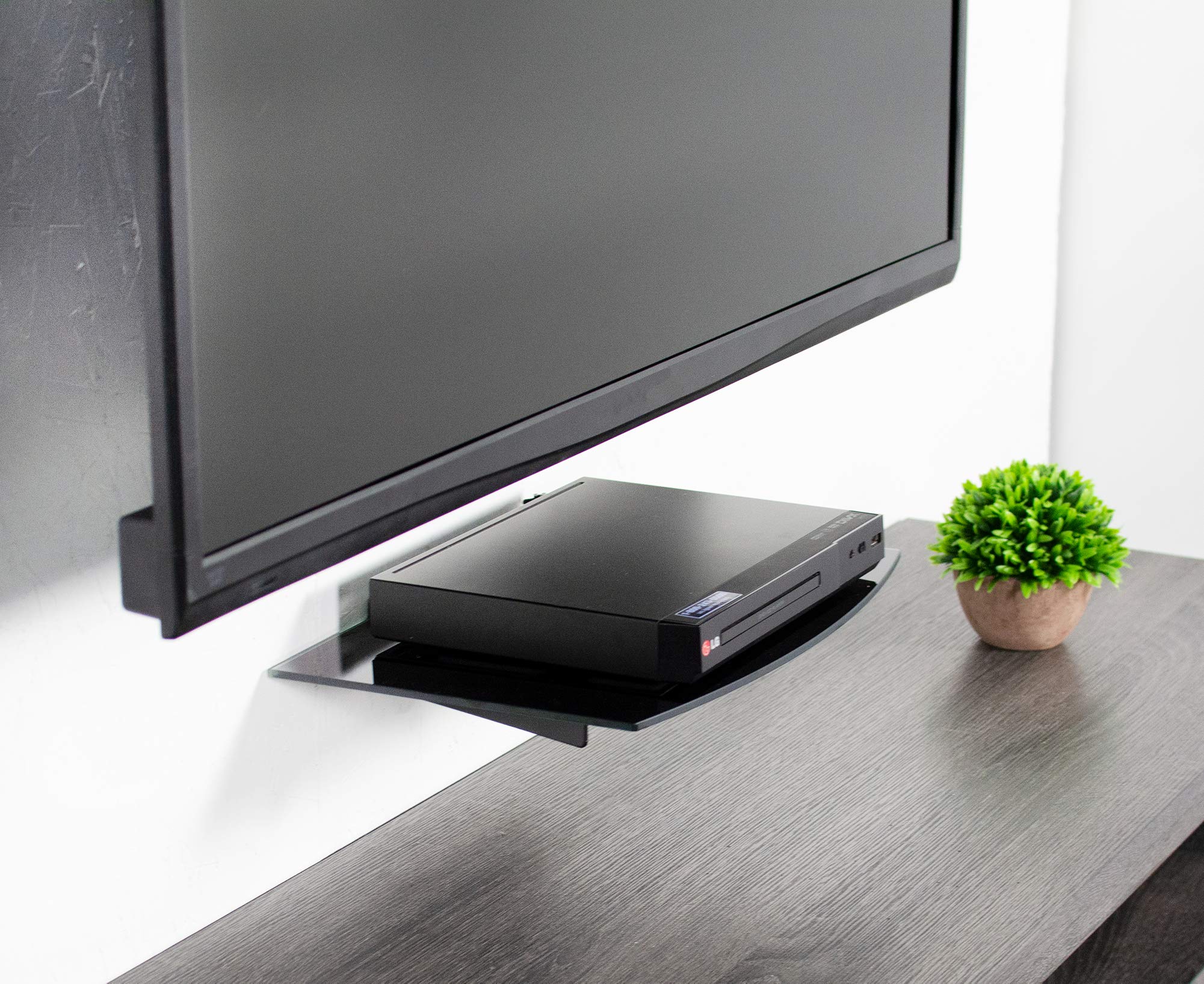 Foto 6 pulgar | Soporte De Pared Para Tv Vivo Mount-vwsf1 23-55 Pulgadas Con Estante Negro - Venta Internacional.