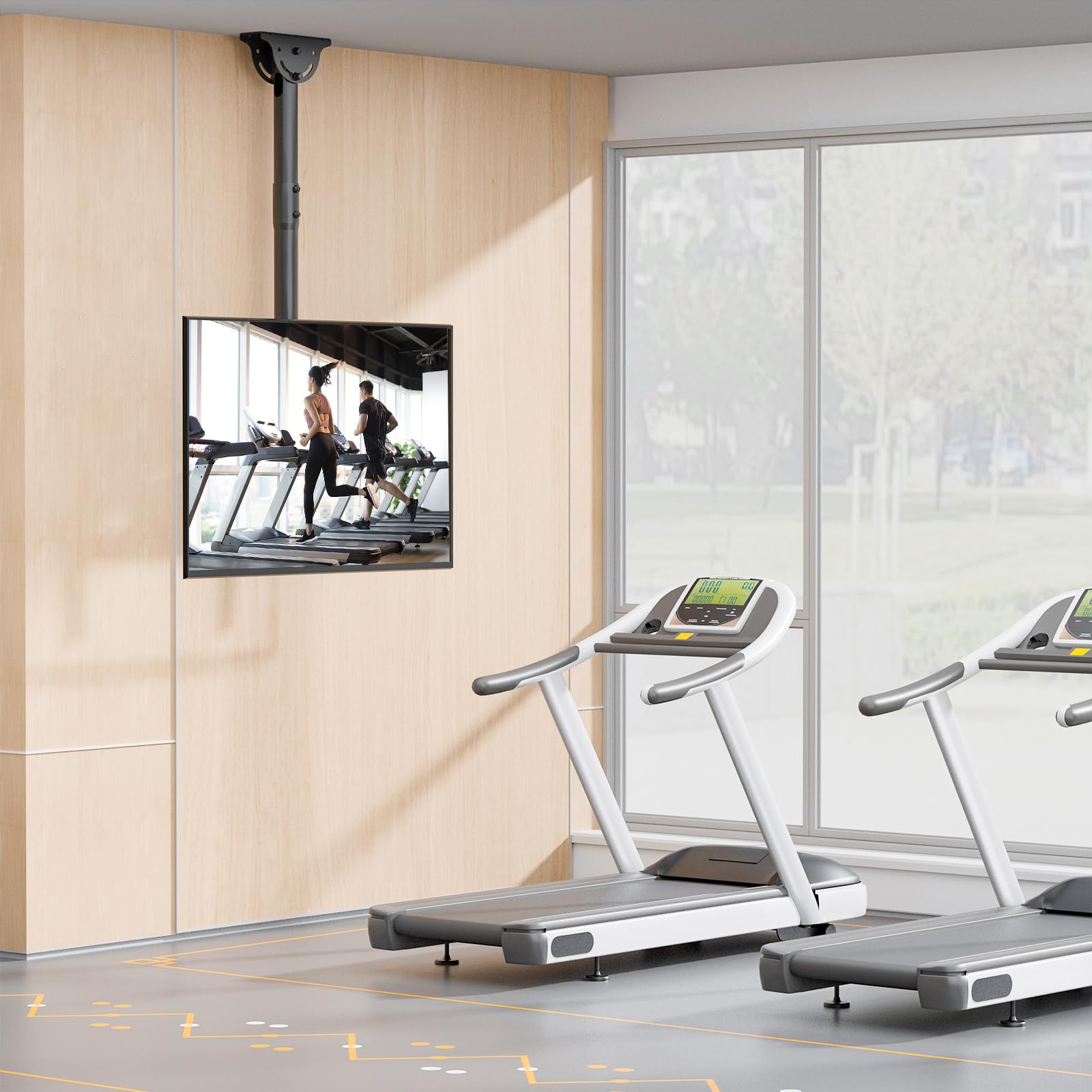 Foto 8 pulgar | Soporte De Techo Para Tv Wali Cm2665xl-p Full Motion 26-65'' - Venta Internacional.