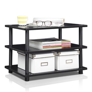 Foto 4 | Soporte para Tv Furinno Turn-n-tube 3 Niveles Negro- Venta Internacional
