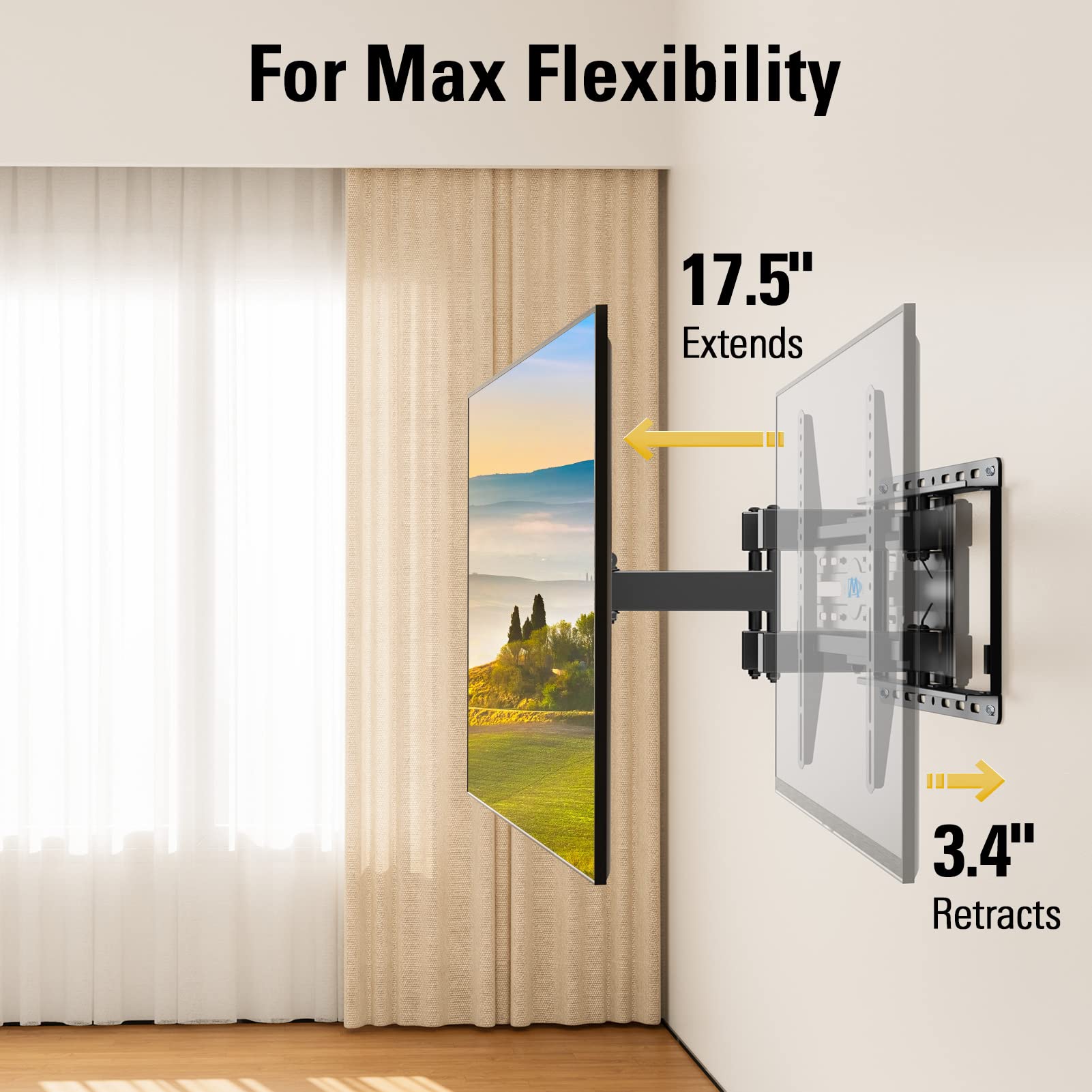 Foto 3 pulgar | Soporte De Pared Dream Md2380 Para Tv De 32 A 65 Pulgadas - Venta Internacional.