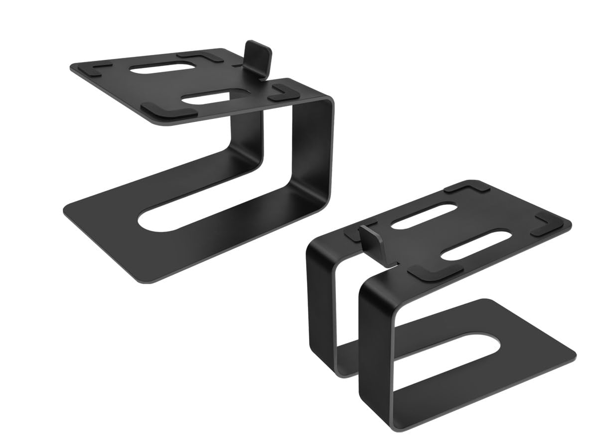 Estantería De Escritorio De Metal Inclinada Monoprice Con Soportes Para Altavoces - Venta Internacional.
