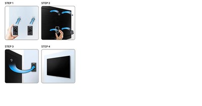 Foto 2 | Soporte De Pared Samsung Vesa Mini Wmn-750m/za Negro (33-65) - Venta Internacional.