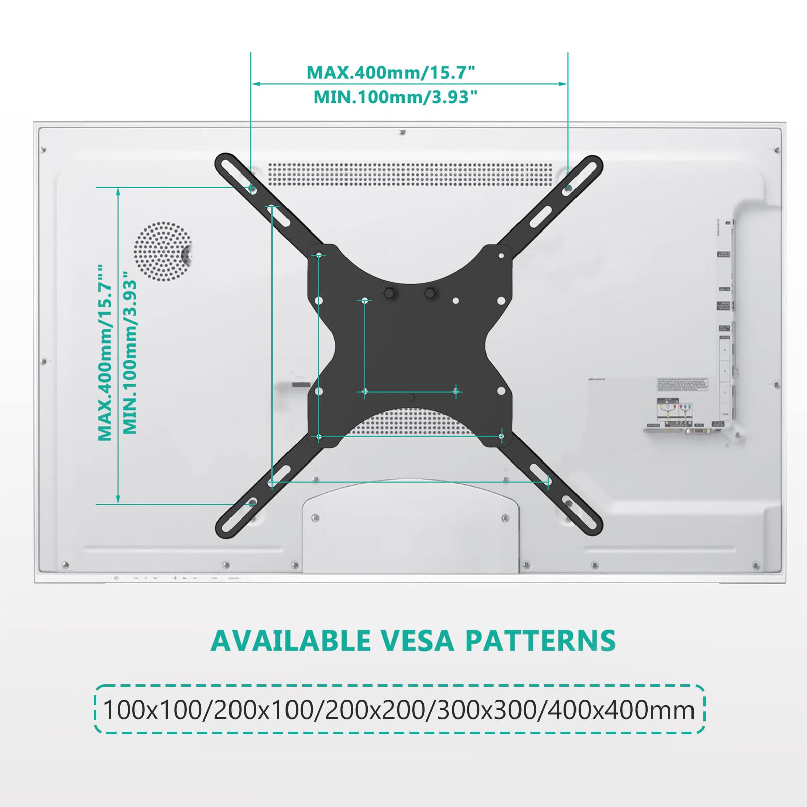 Foto 8 pulgar | Soporte De Tv De Techo Wali Cm2665xl Para Pantallas De 26 A 65 Pulgadas - Venta Internacional.
