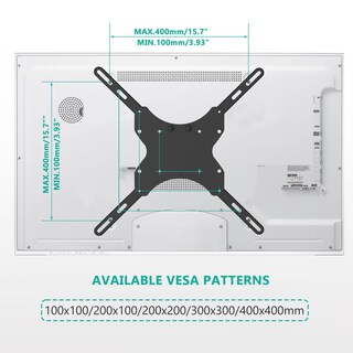 Foto 7 | Soporte De Tv De Techo Wali Cm2665xl Para Pantallas De 26 A 65 Pulgadas - Venta Internacional.