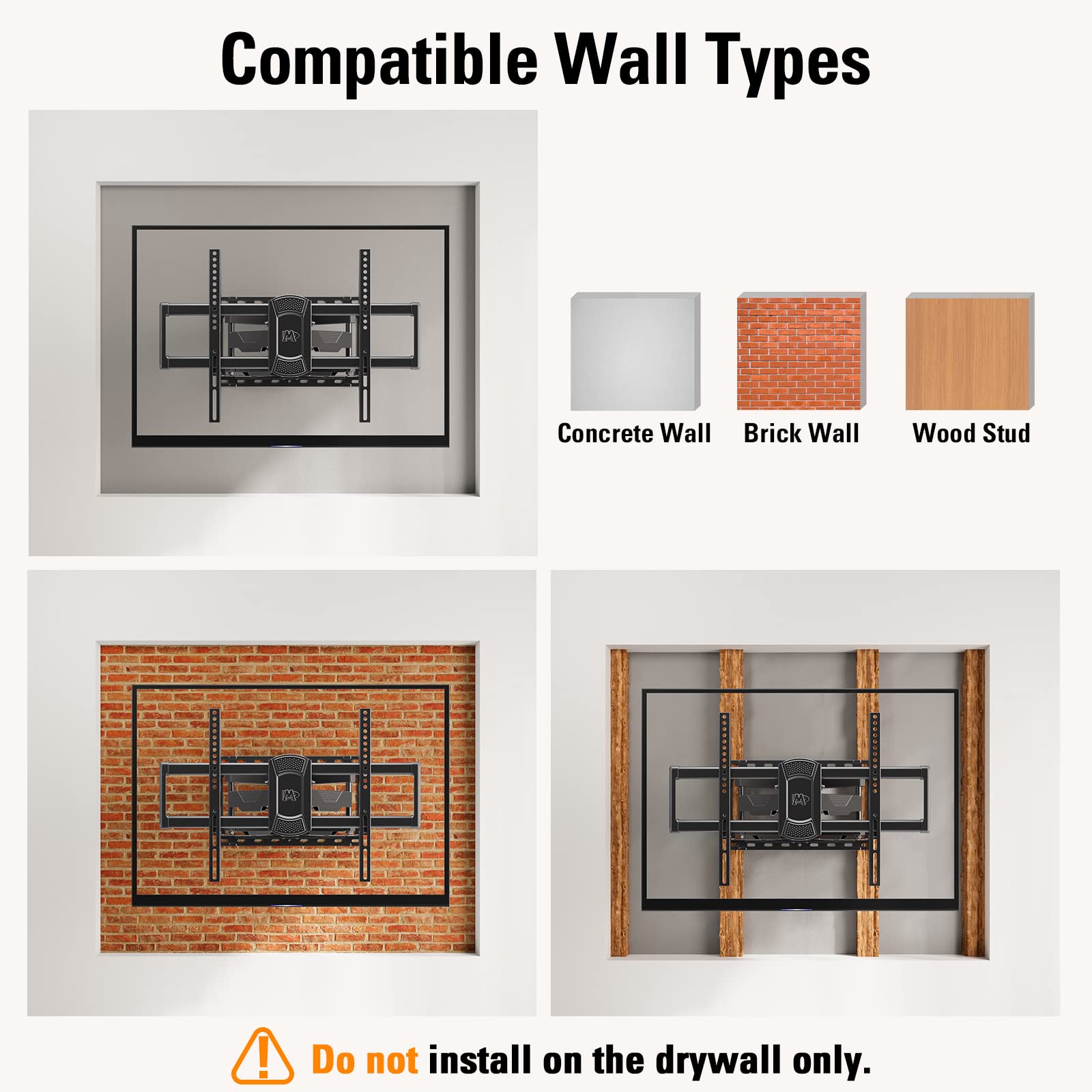 Foto 6 | Soporte De Pared Para Tv Dream, Certificado Ul, 42 — 84 Pulgadas, 100 Libras - Venta Internacional.