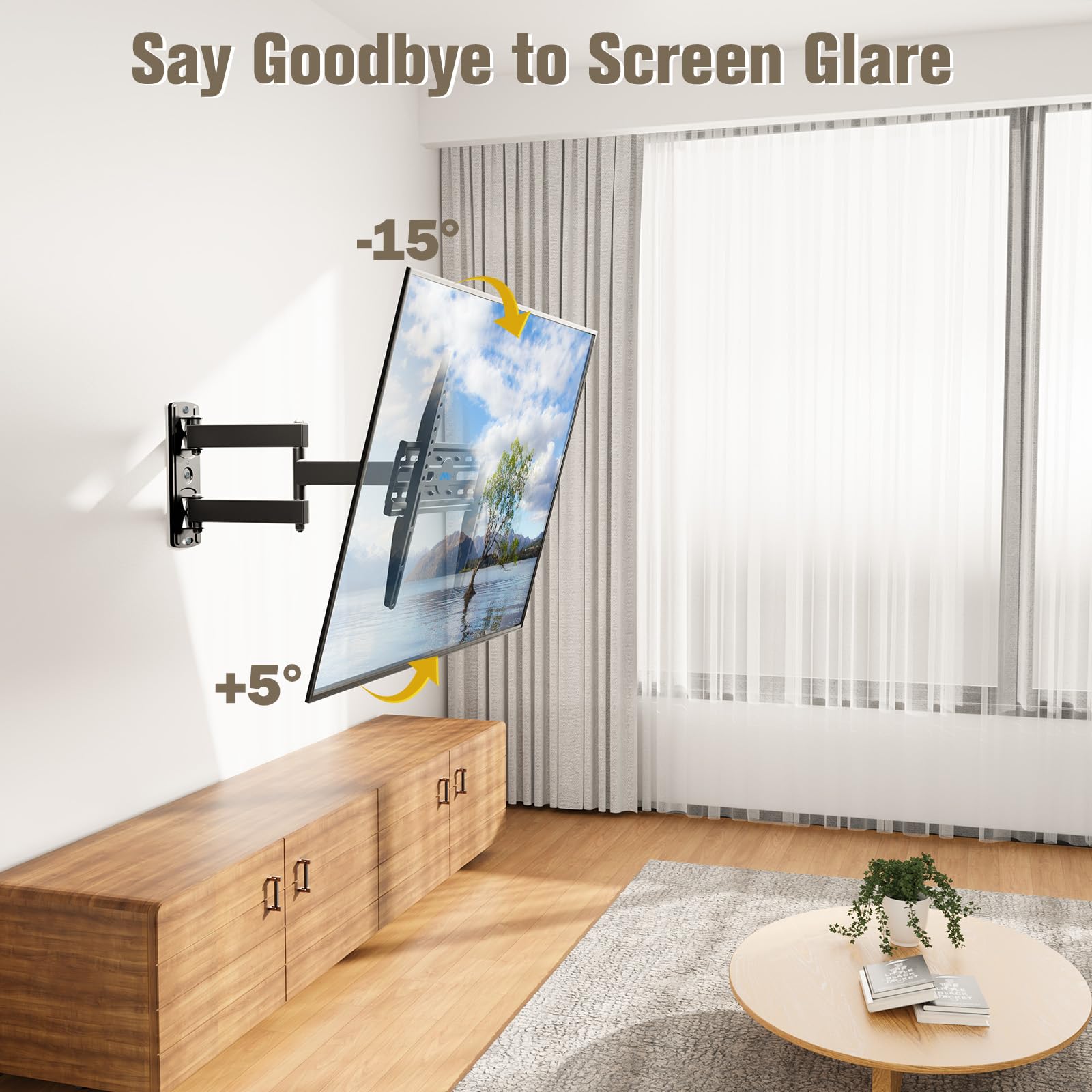Foto 4 pulgar | Soporte De Pared Giratorio E Inclinable Para Tv Dream Md2377 26-55 Pulgadas - Venta Internacional.