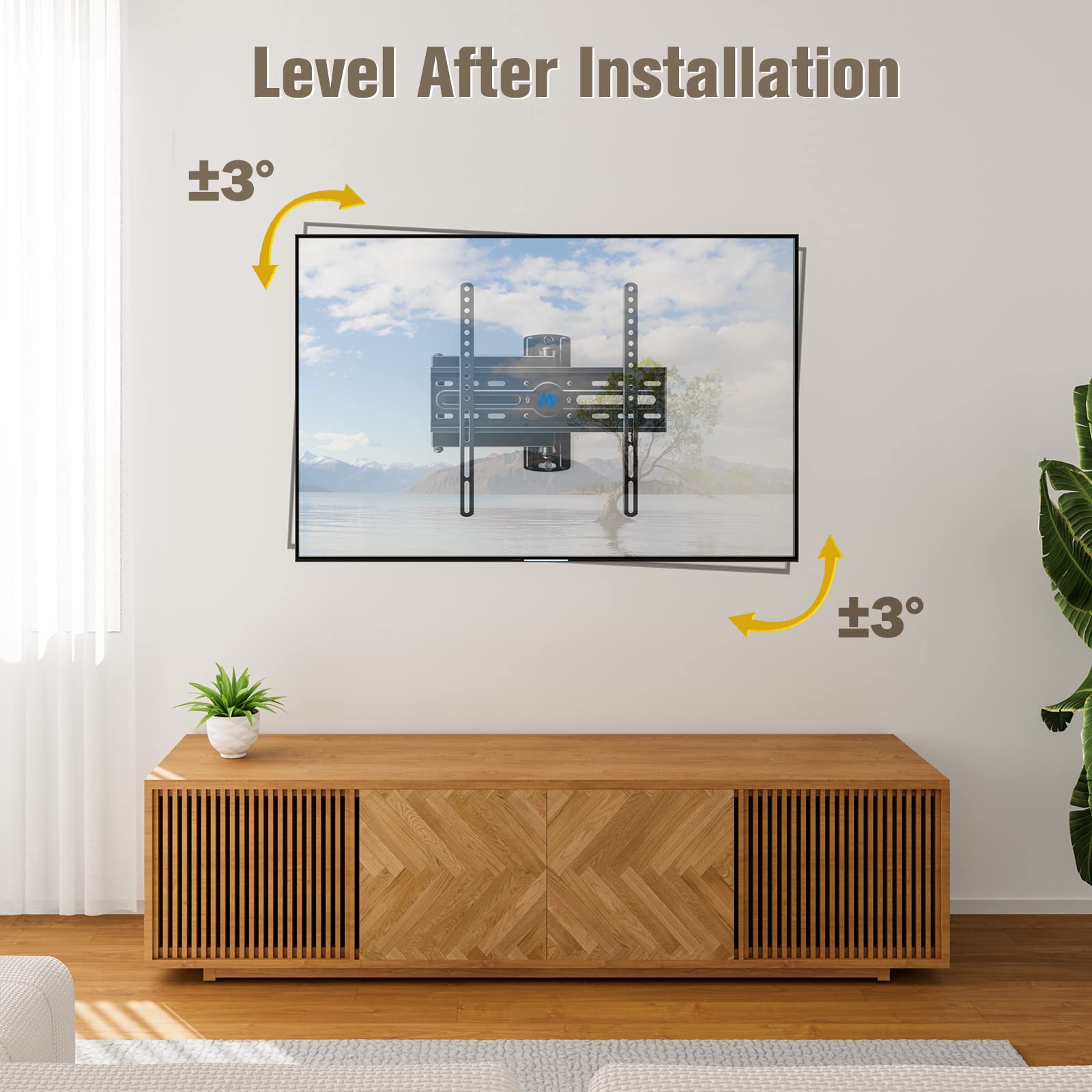 Foto 6 pulgar | Soporte De Pared Giratorio E Inclinable Para Tv Dream Md2377 26-55 Pulgadas - Venta Internacional.