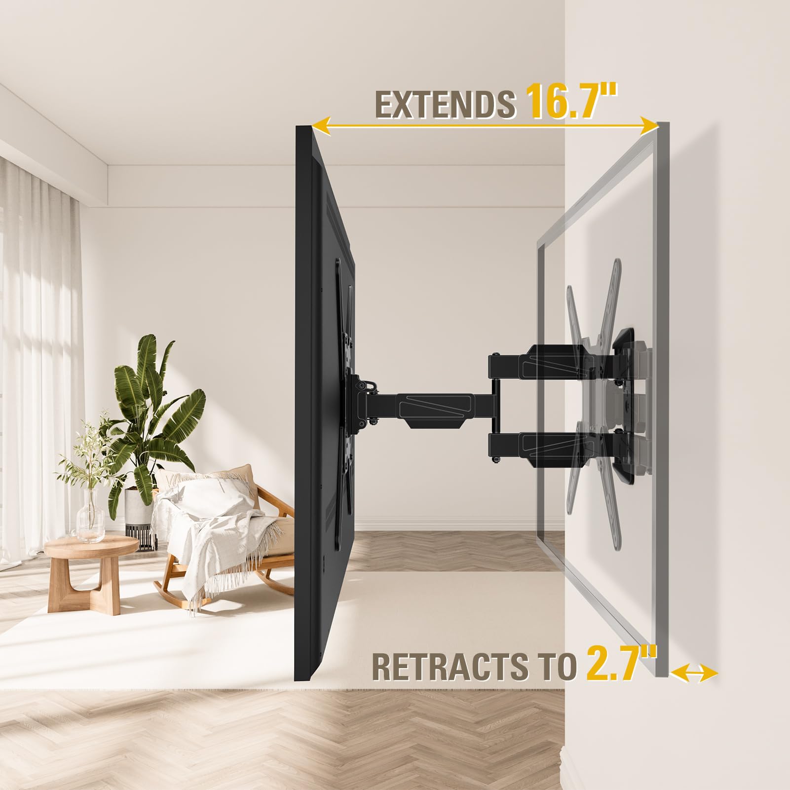 Foto 5 pulgar | Soporte De Pared Dream Md2418-mx Para Televisores De 26 A 55 Pulgadas - Venta Internacional.