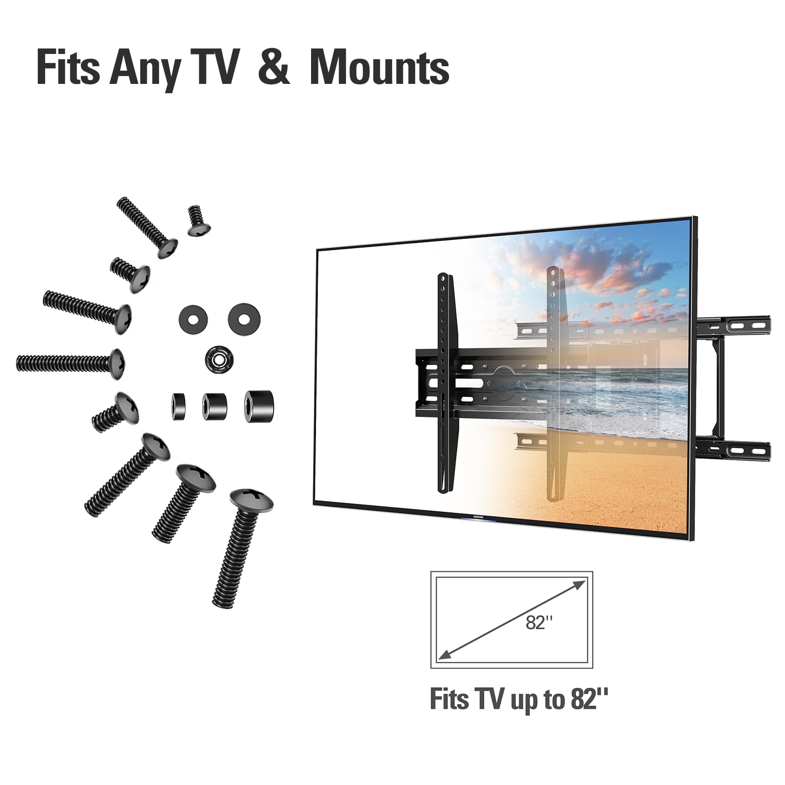 Foto 4 pulgar | Kit De Herrajes Para Montaje De Tv Mounting Dream Universal Md5754 - Venta Internacional.