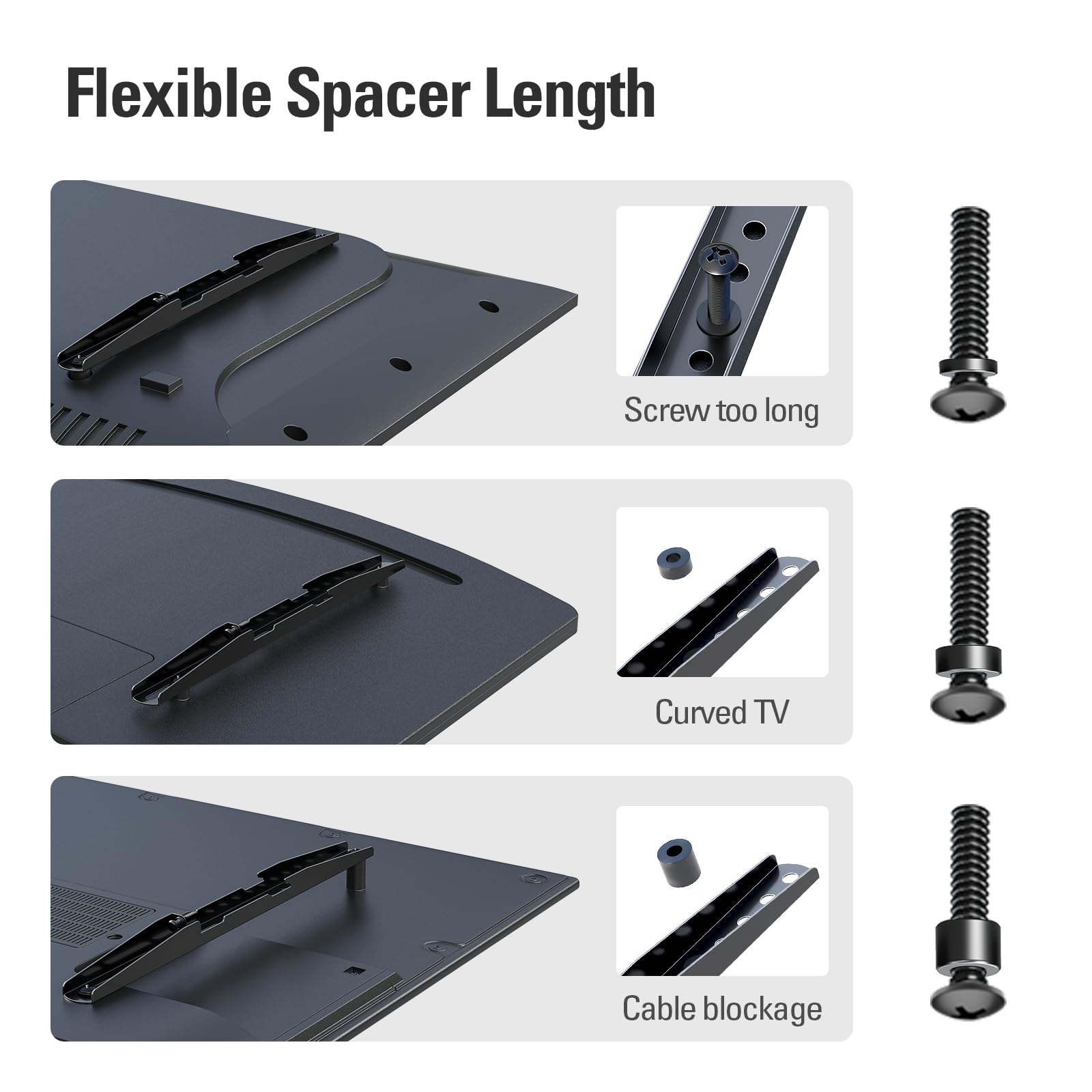 Foto 5 pulgar | Kit De Herrajes Para Montaje De Tv Mounting Dream Universal Md5754 - Venta Internacional.