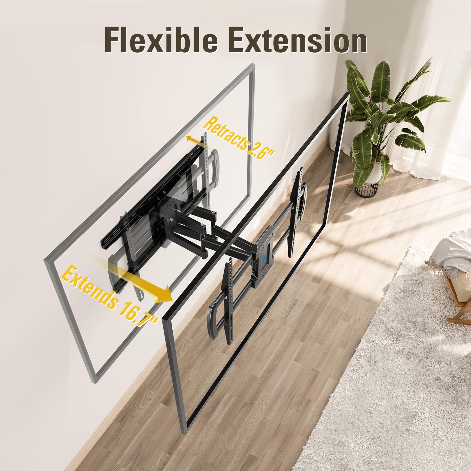 Foto 5 pulgar | Soporte De Pared Para Tv Dream Md2296-24k Para 42-84 Pulgadas - Venta Internacional.