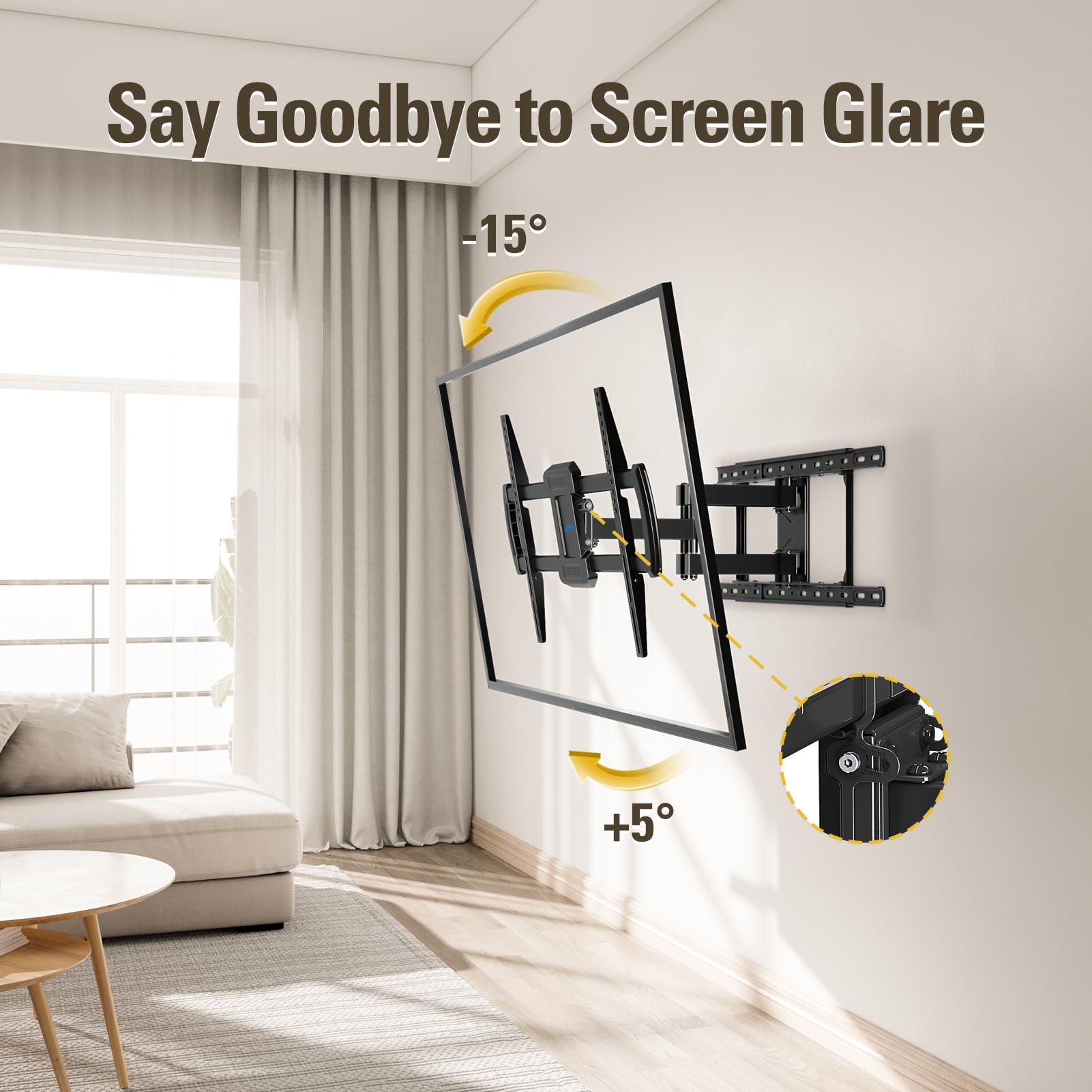 Foto 7 pulgar | Soporte De Pared Para Tv Dream Md2296-24k Para 42-84 Pulgadas - Venta Internacional.