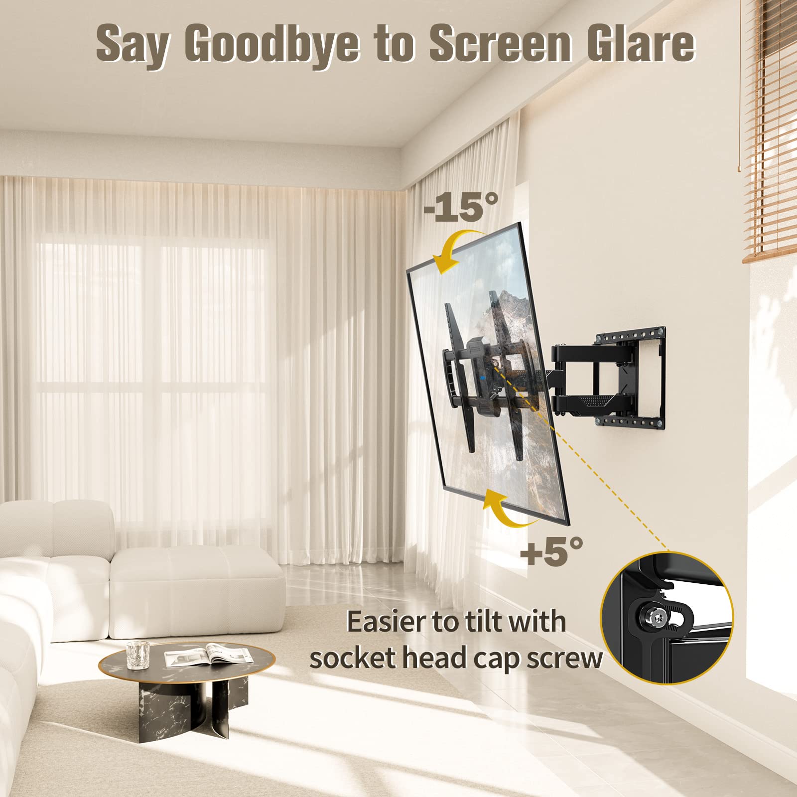 Foto 4 | Soporte De Pared Dream Md2296 Para Televisores De 42 A 84 Pulgadas - Venta Internacional.