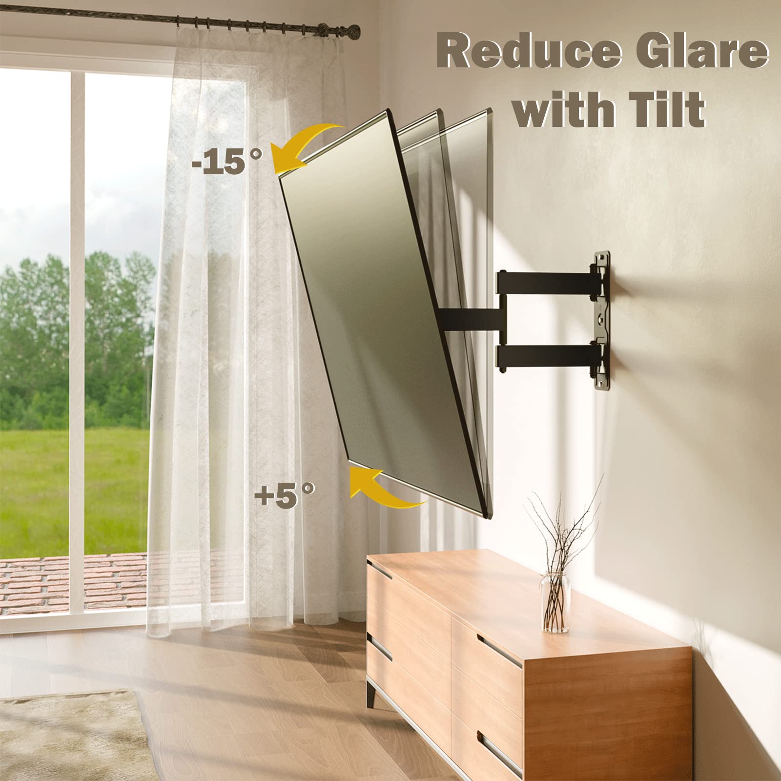 Foto 4 pulgar | Soporte De Pared Para Tv, Homologado Por La Ul, Para Televisores De 26 A 55 Pulgadas - Venta Internacional.