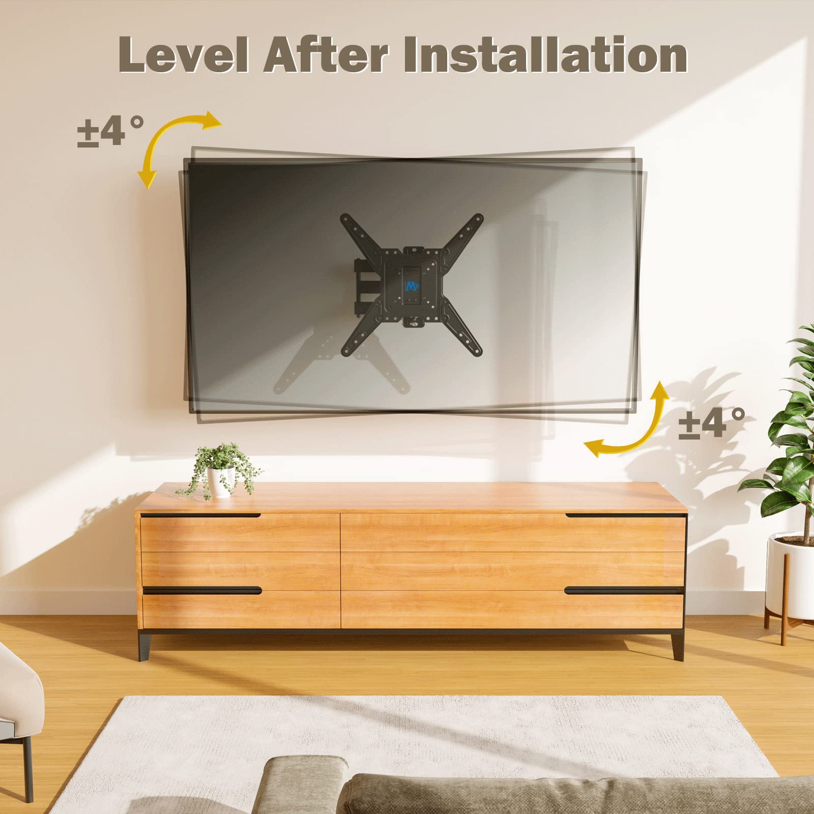 Foto 5 pulgar | Soporte De Pared Para Tv, Homologado Por La Ul, Para Televisores De 26 A 55 Pulgadas - Venta Internacional.
