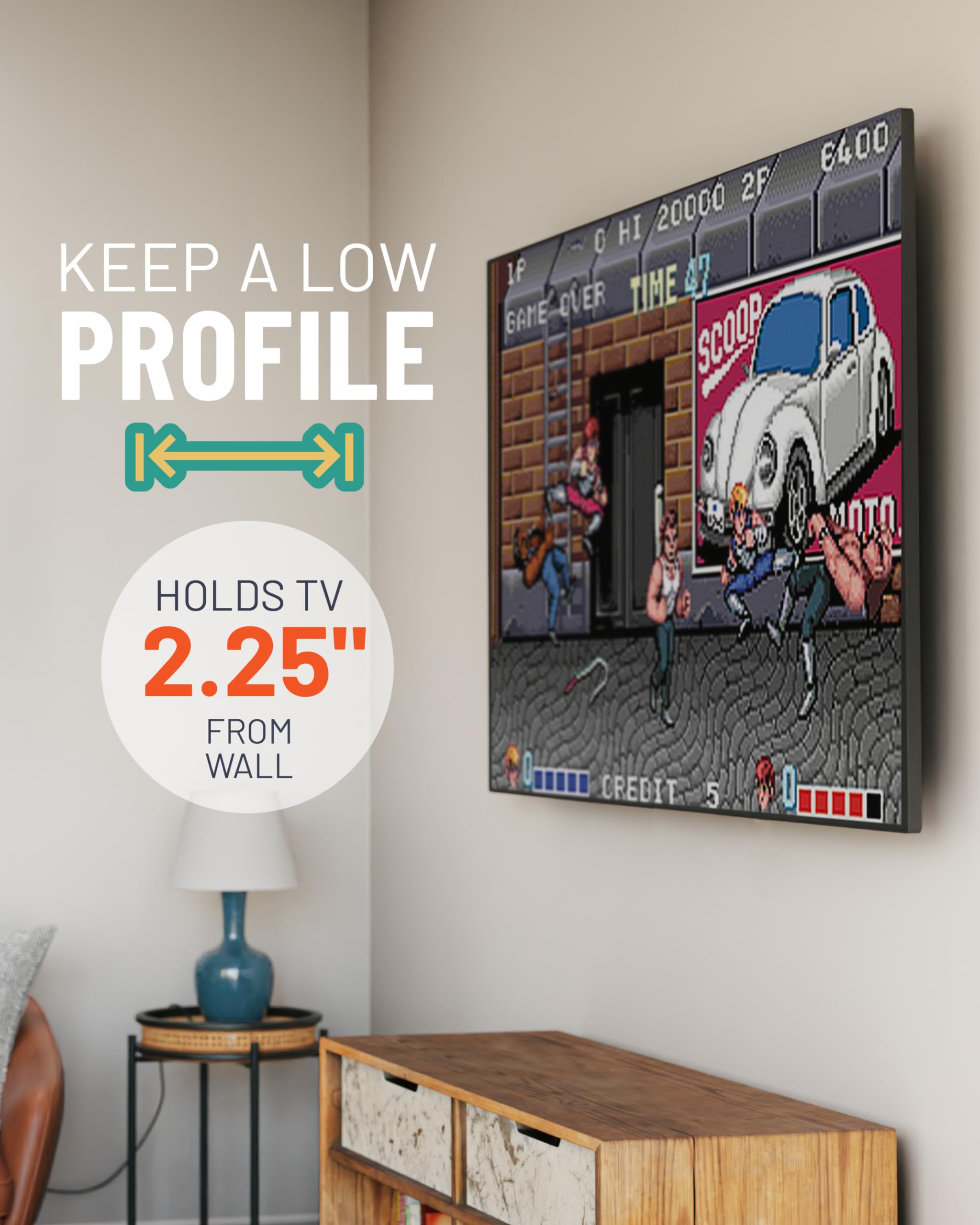 Foto 4 pulgar | Soporte De Pared Para Tv Echogear Egll3 Para Televisores De Hasta 90 - Venta Internacional.