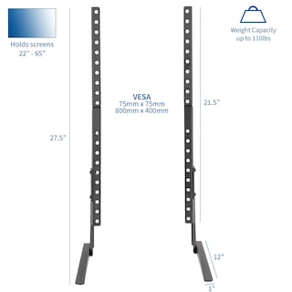 Foto 2 | Soporte De Tv De Sobremesa Vivo Universal Para Pantallas Lcd De 22 A 65 Pulgadas - Venta Internacional.