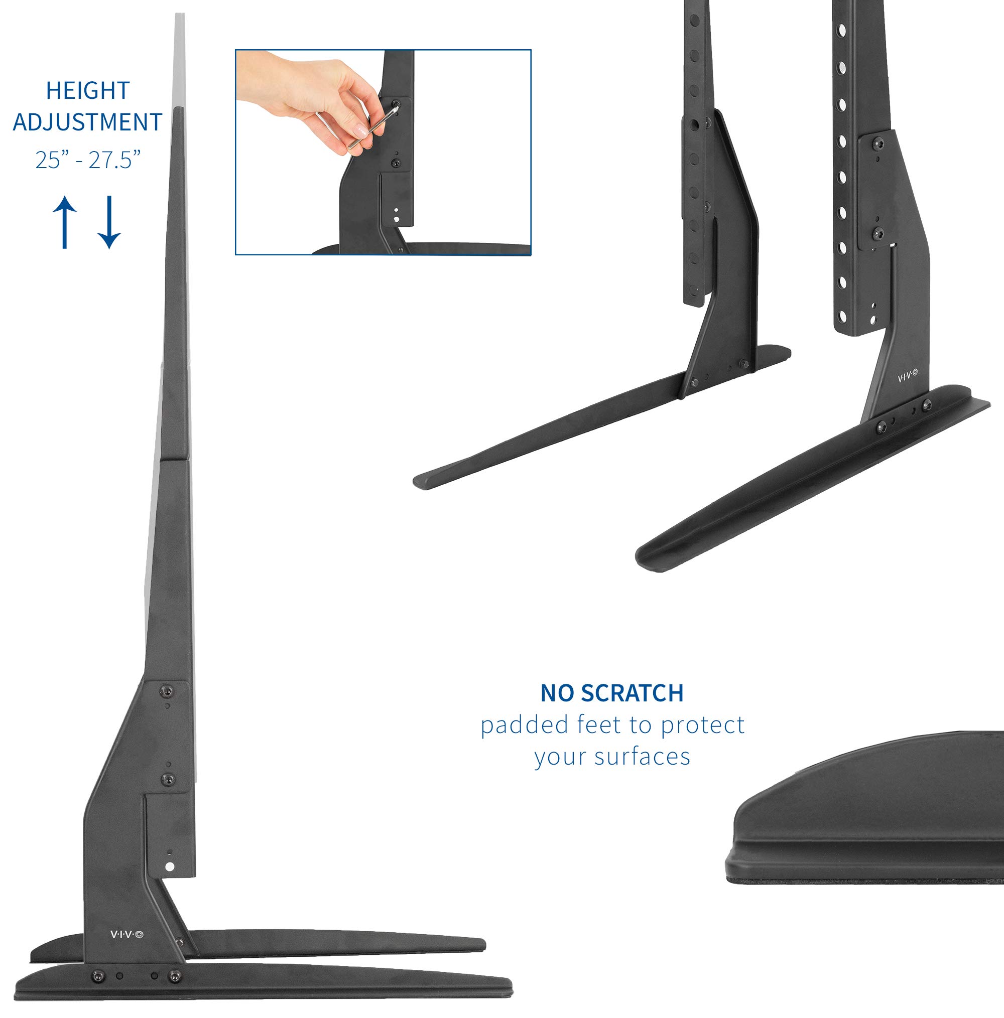 Foto 4 pulgar | Soporte De Tv De Sobremesa Vivo Universal Para Pantallas Lcd De 22 A 65 Pulgadas - Venta Internacional.