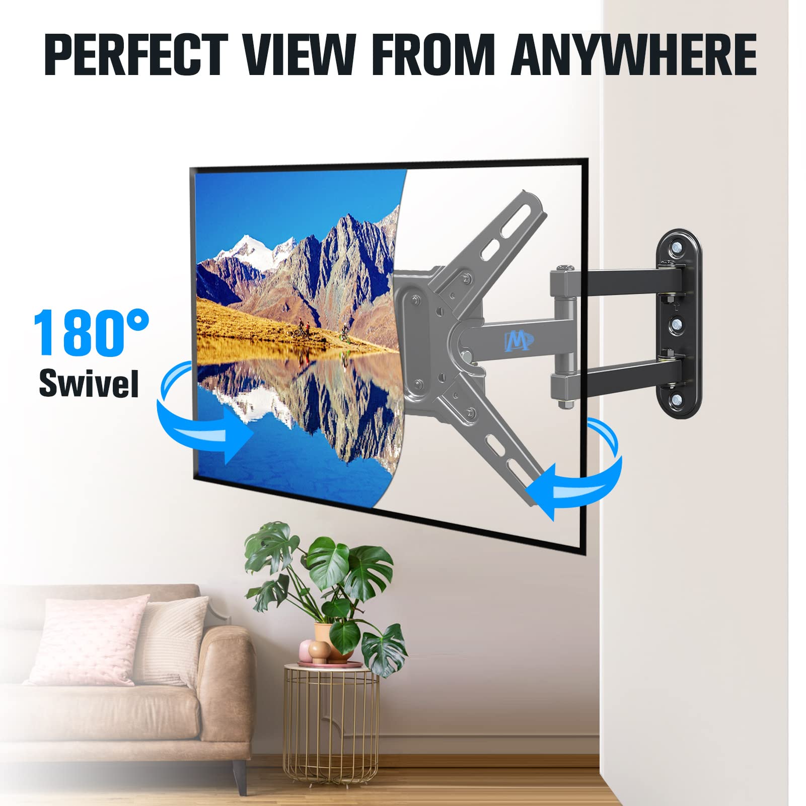 Foto 4 pulgar | Soporte Para Tv Dream Md2465 Giratorio E Inclinable De 13 A 42 Pulgadas - Venta Internacional.