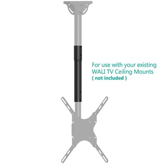 Foto 2 | Soporte De Techo Extendido Para Tv Wali Esp01, Color Negro - Venta Internacional.