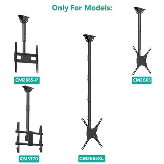 Foto 4 | Soporte De Techo Extendido Para Tv Wali Esp01, Color Negro - Venta Internacional.