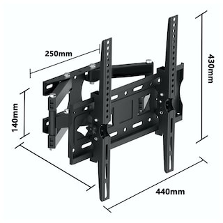 Foto 3 | Soporte Articulado De Tv Inclinable Para Montaje En Pared Compatible Con Pantallas De 25 A 65 Pulgadas