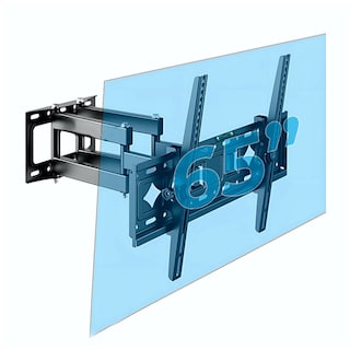 Foto 4 | Soporte Articulado De Tv Inclinable Para Montaje En Pared Compatible Con Pantallas De 25 A 65 Pulgadas