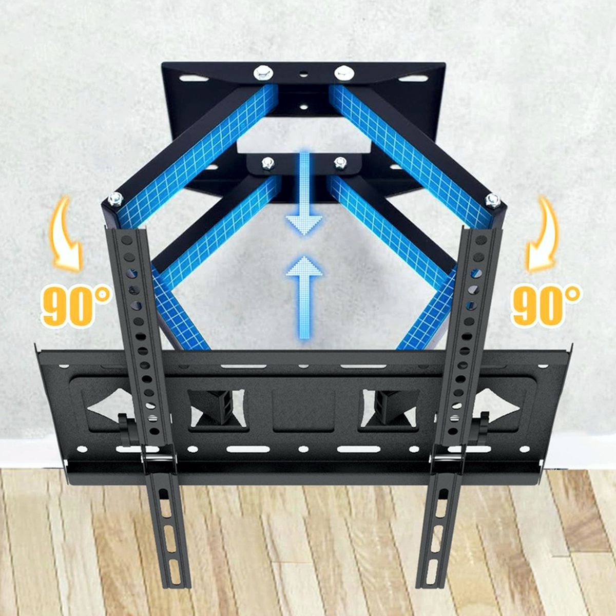 Foto 7 pulgar | Soporte Articulado De Tv Inclinable Para Montaje En Pared Compatible Con Pantallas De 25 A 65 Pulgadas