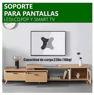 Foto 6 | Soporte Tv 24 Pulgadas Soporte Pantalla 14 Base Para Tele 27 Negro Soporte De Techo Para 24 Pulgadas Para Pantal