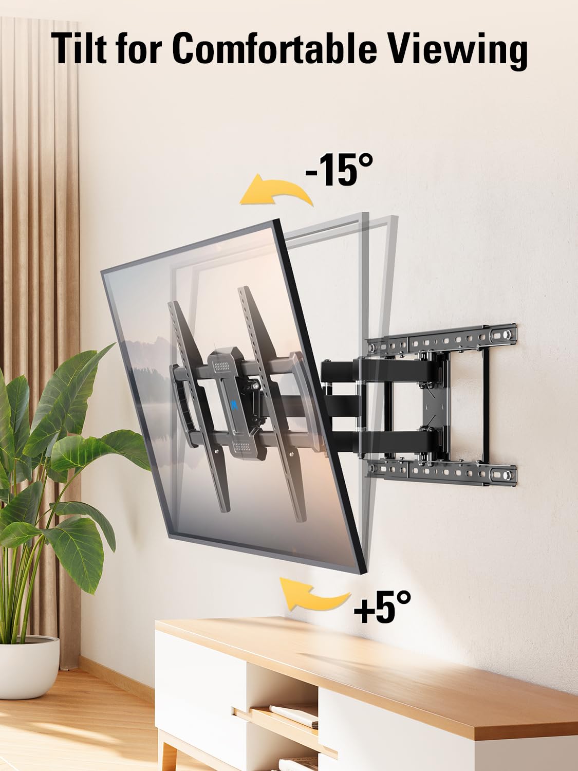 Foto 5 pulgar | Soporte De Pared Ideal Para Televisores De 42 A 84 Pulgadas Full Motion - Venta Internacional.