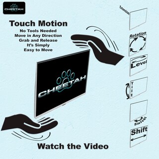 Foto 2 | Soporte De Pared Cheetah Touch Adjust Para Televisores De 12 A 32 Pulgadas - Venta Internacional.