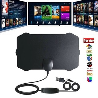 Foto 3 | Venta Internacional - Antena HDTV A-one color Negro Alcance 5000 Millas 4K HD Señal para TV Digital