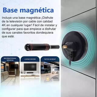 Foto 4 | Antena Receptora Digital Para Tv Hd