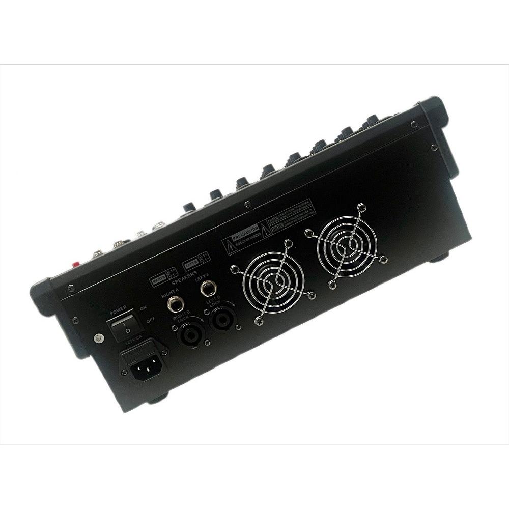 Foto 4 | Mezcladora Amplificada Romms CHPMX-8CH Negra 8 Canales DSP USB Bluetooth 250w RMS